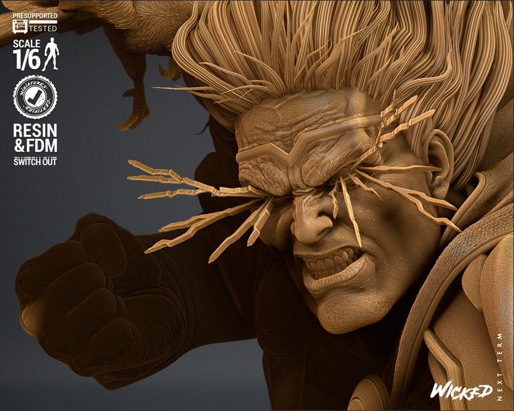 P站图纸印象馆 3DWicked 漫威 雷神 3DWicked 漫威 雷神