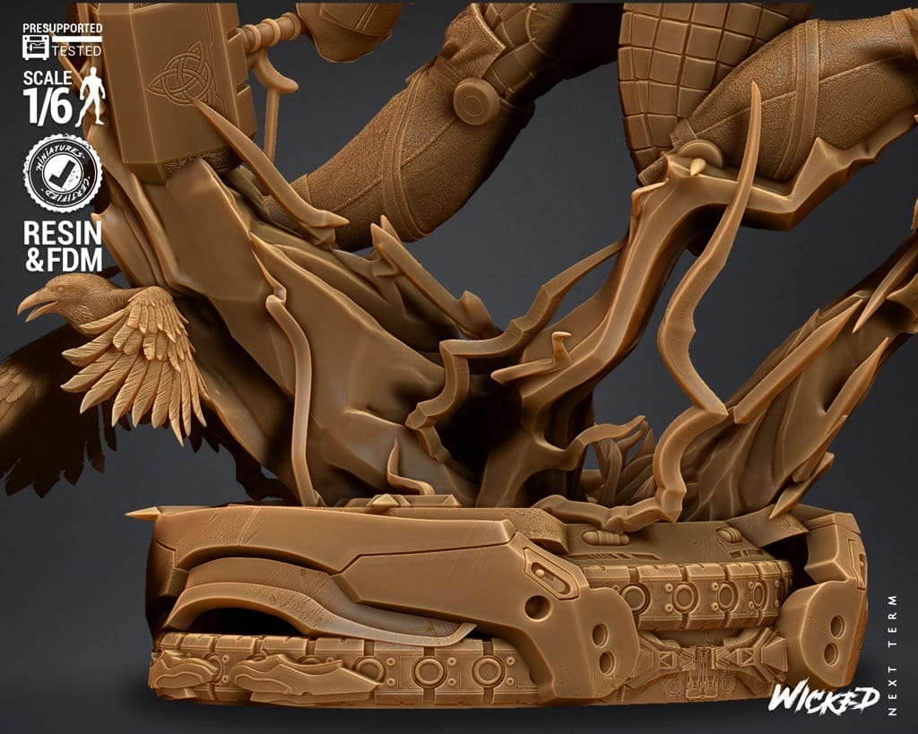 P站图纸印象馆 3DWicked 漫威 雷神 3DWicked 漫威 雷神