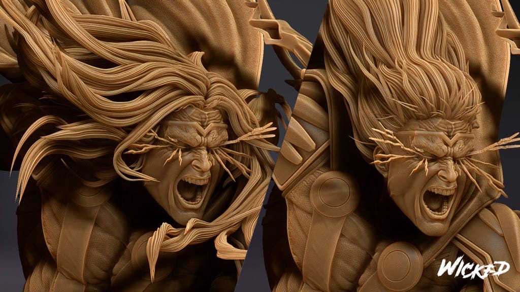 P站图纸印象馆 3DWicked 漫威 雷神 3DWicked 漫威 雷神