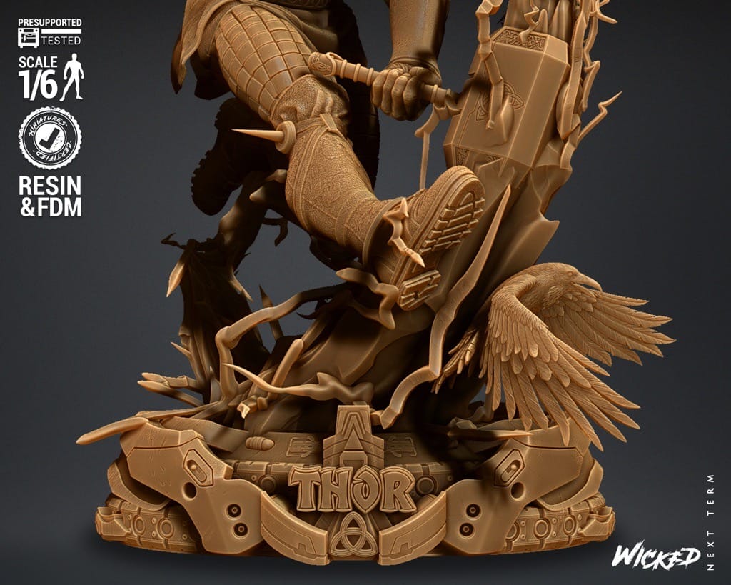 P站图纸印象馆 3DWicked 漫威 雷神 3DWicked 漫威 雷神