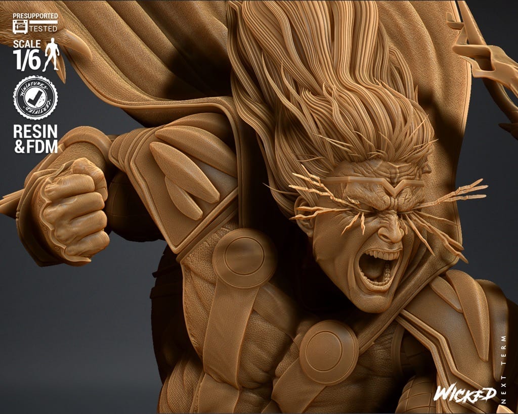 P站图纸印象馆 3DWicked 漫威 雷神 3DWicked 漫威 雷神