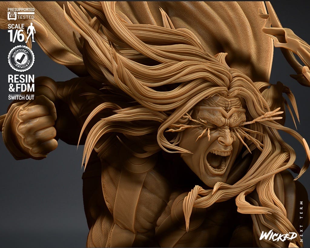 P站图纸印象馆 3DWicked 漫威 雷神 3DWicked 漫威 雷神