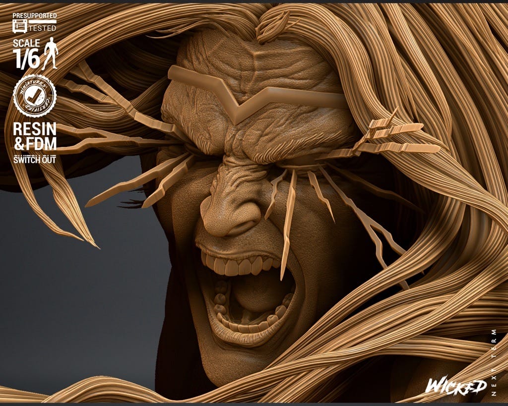 P站图纸印象馆 3DWicked 漫威 雷神 3DWicked 漫威 雷神