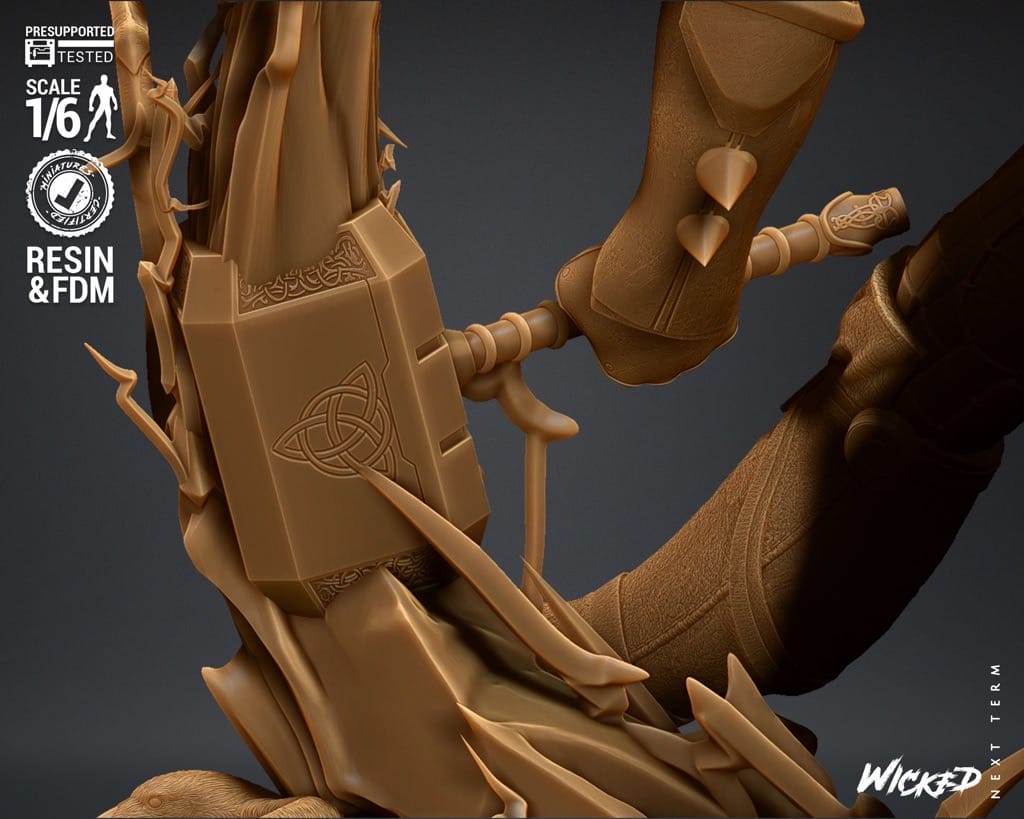 P站图纸印象馆 3DWicked 漫威 雷神 3DWicked 漫威 雷神