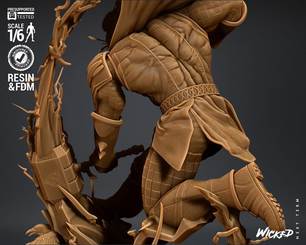 P站图纸印象馆 3DWicked 漫威 雷神 3DWicked 漫威 雷神