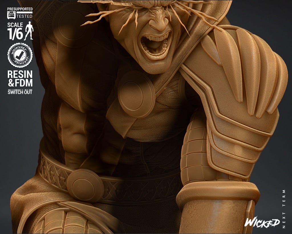 P站图纸印象馆 3DWicked 漫威 雷神 3DWicked 漫威 雷神