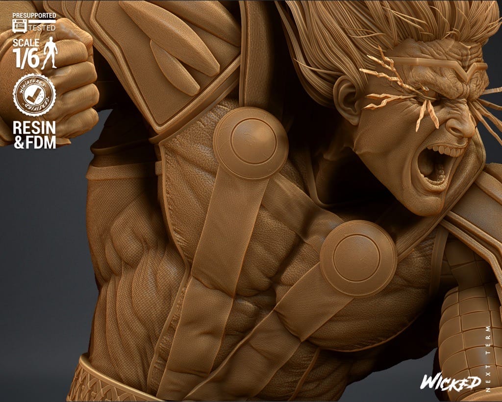 P站图纸印象馆 3DWicked 漫威 雷神 3DWicked 漫威 雷神