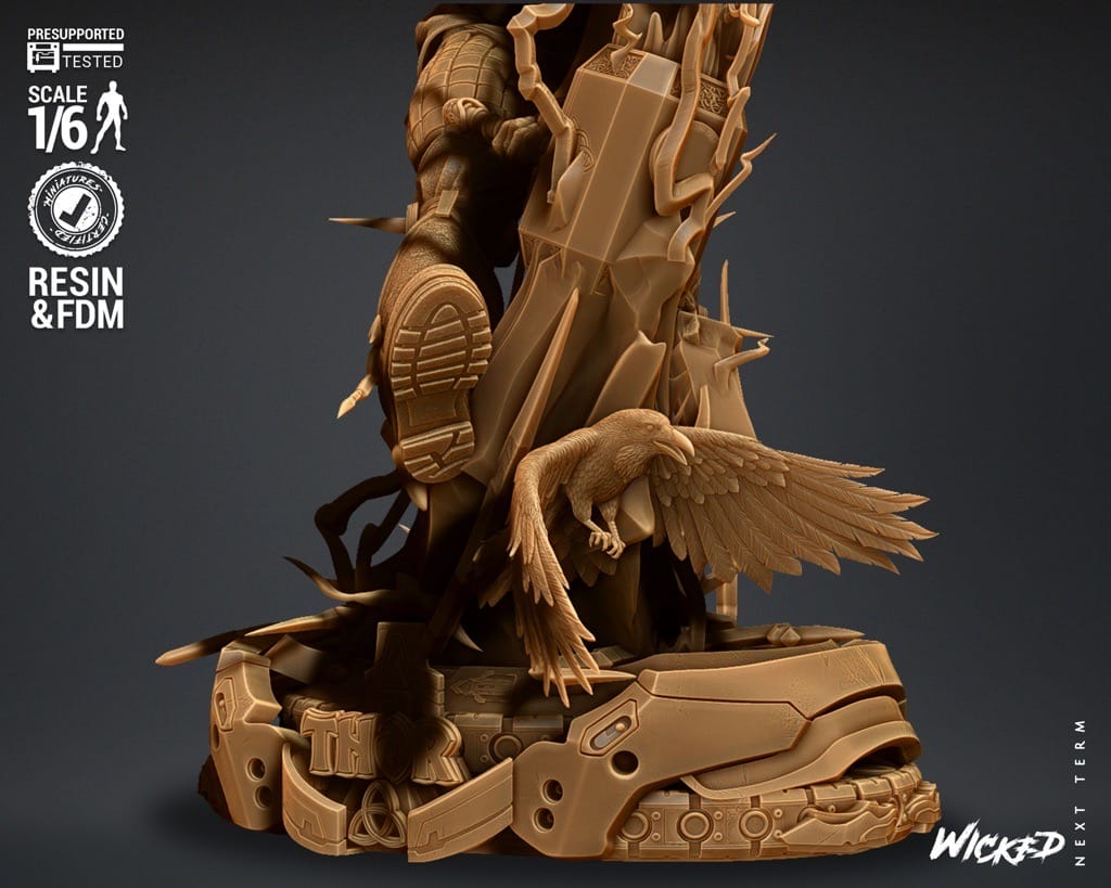 P站图纸印象馆 3DWicked 漫威 雷神 3DWicked 漫威 雷神