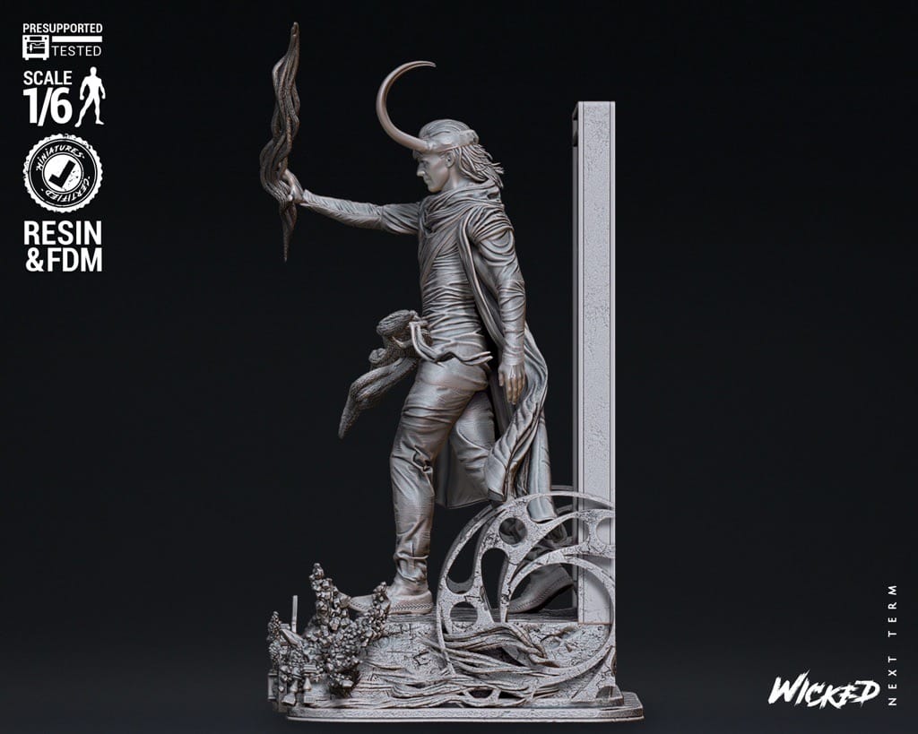 P站图纸印象馆 3DWicked 漫威 诡计之神 洛基 3DWicked 漫威 诡计之神 洛基