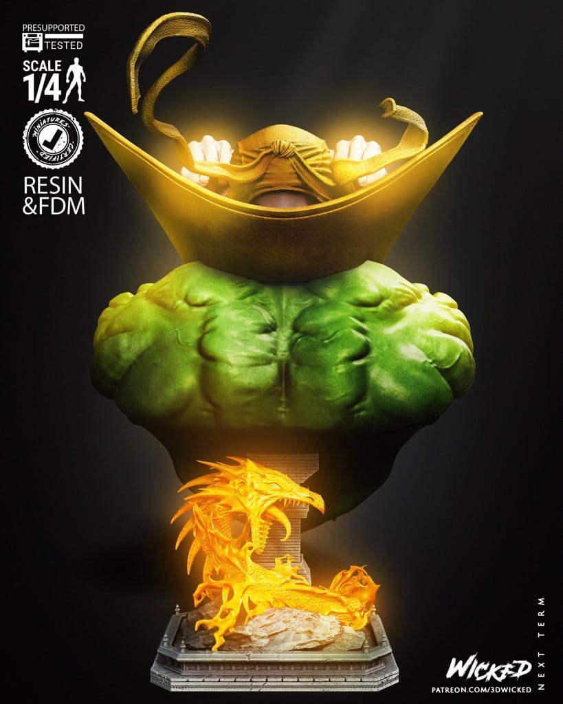 P站图纸印象馆 3DWicked 漫威 铁拳 3DWicked 漫威 铁拳