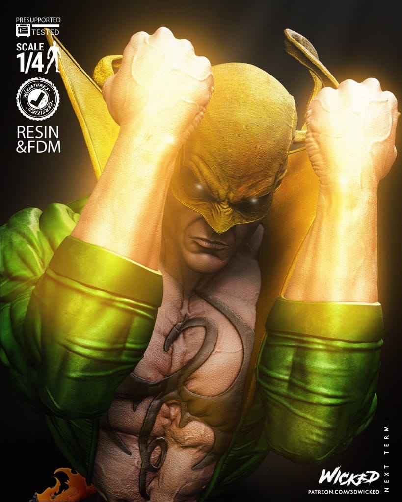 P站图纸印象馆 3DWicked 漫威 铁拳 3DWicked 漫威 铁拳