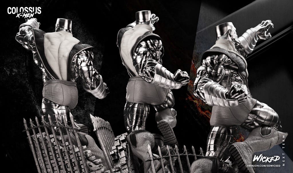 P站图纸印象馆 3DWicked 漫威 X战警 Colossus 丹尼尔·库德摩尔 3DWicked 漫威 X战警 Colossus 丹尼尔·库德摩尔