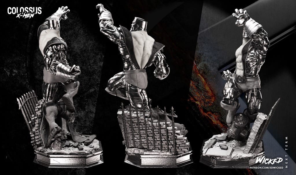 P站图纸印象馆 3DWicked 漫威 X战警 Colossus 丹尼尔·库德摩尔 3DWicked 漫威 X战警 Colossus 丹尼尔·库德摩尔