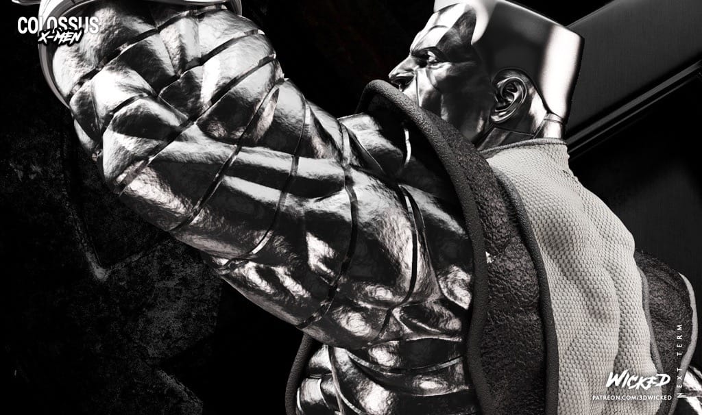 P站图纸印象馆 3DWicked 漫威 X战警 Colossus 丹尼尔·库德摩尔 3DWicked 漫威 X战警 Colossus 丹尼尔·库德摩尔