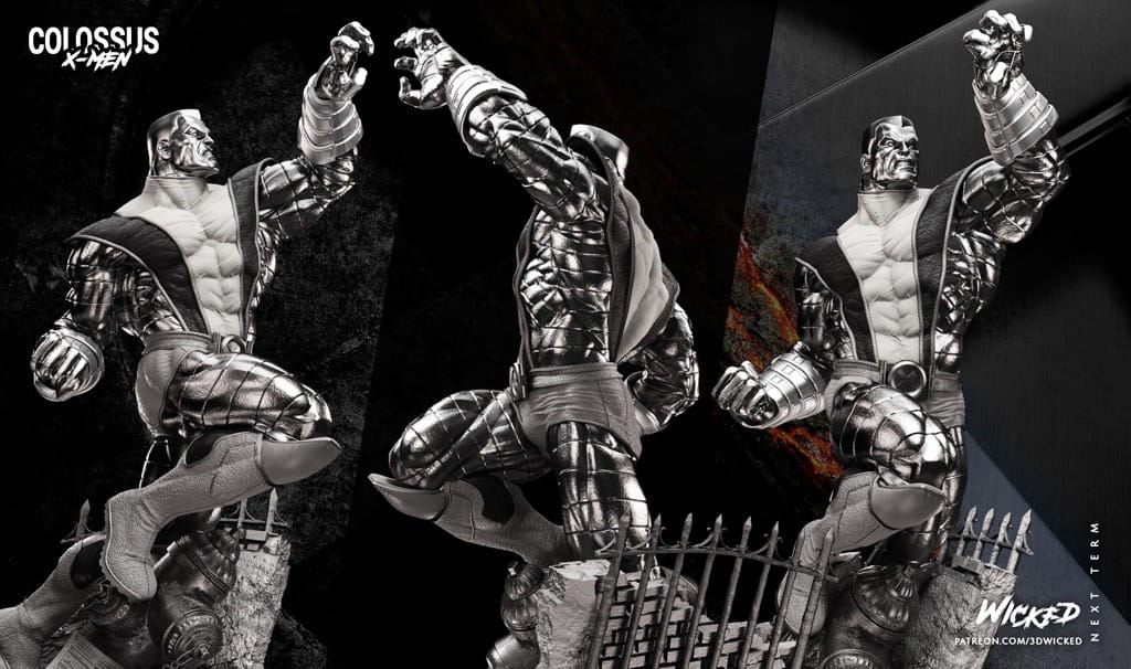 P站图纸印象馆 3DWicked 漫威 X战警 Colossus 丹尼尔·库德摩尔 3DWicked 漫威 X战警 Colossus 丹尼尔·库德摩尔