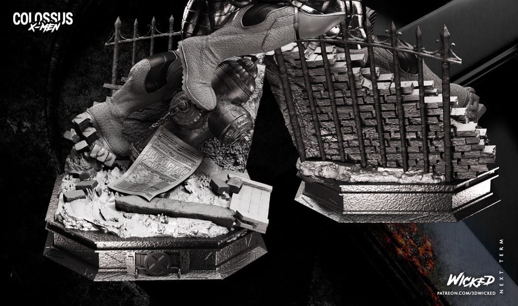 P站图纸印象馆 3DWicked 漫威 X战警 Colossus 丹尼尔·库德摩尔 3DWicked 漫威 X战警 Colossus 丹尼尔·库德摩尔