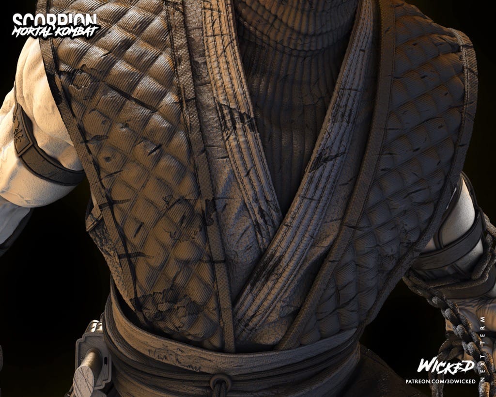 P站图纸印象馆 3DWicked 漫威 蜘蛛侠 蝎子人 3DWicked 漫威 蜘蛛侠 蝎子人