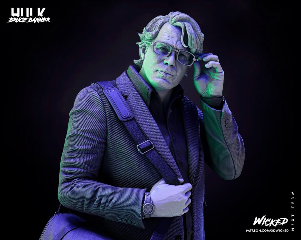 P站图纸印象馆 3DWicked 漫威 绿巨人 布鲁斯·班纳 3DWicked 漫威 绿巨人 布鲁斯·班纳