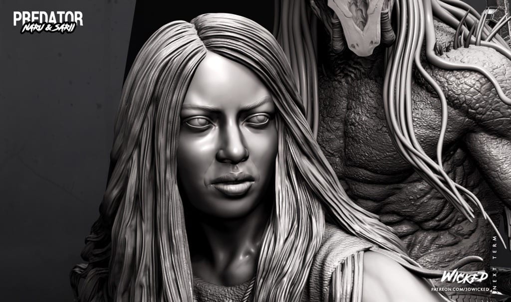 P站图纸印象馆 3DWicked 异形 铁血战士和纳鲁 3DWicked 异形 铁血战士和纳鲁