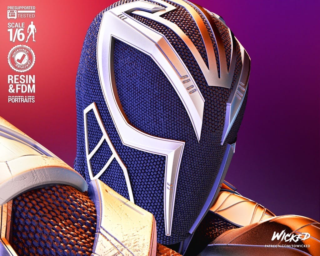 P站图纸印象馆 3DWicked 漫威 蜘蛛侠2099 3DWicked 漫威 蜘蛛侠2099