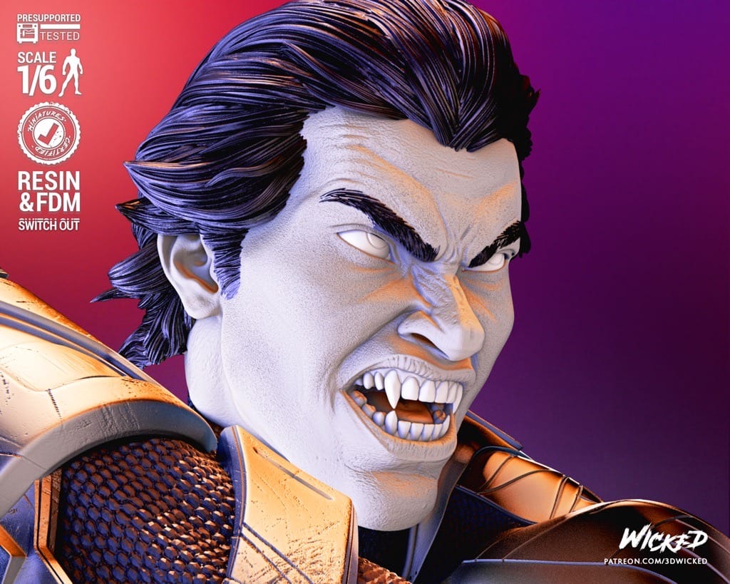 P站图纸印象馆 3DWicked 漫威 蜘蛛侠2099 3DWicked 漫威 蜘蛛侠2099