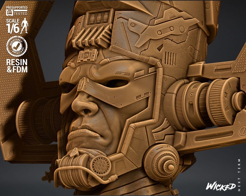 P站图纸印象馆 3DWicked 漫威 神奇四侠 行星吞噬者 3DWicked 漫威 神奇四侠 行星吞噬者