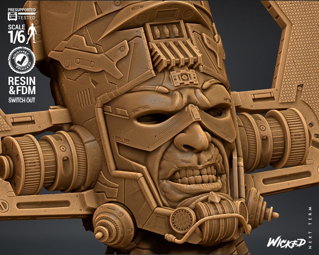 P站图纸印象馆 3DWicked 漫威 神奇四侠 行星吞噬者 3DWicked 漫威 神奇四侠 行星吞噬者