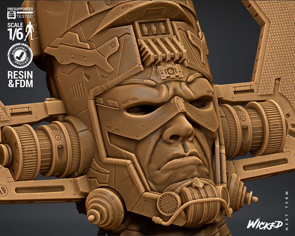 P站图纸印象馆 3DWicked 漫威 神奇四侠 行星吞噬者 3DWicked 漫威 神奇四侠 行星吞噬者