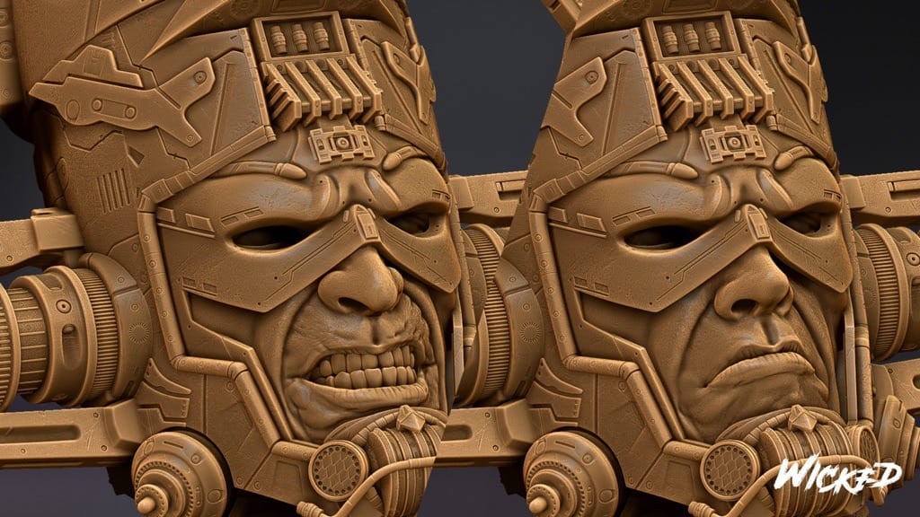 P站图纸印象馆 3DWicked 漫威 神奇四侠 行星吞噬者 3DWicked 漫威 神奇四侠 行星吞噬者