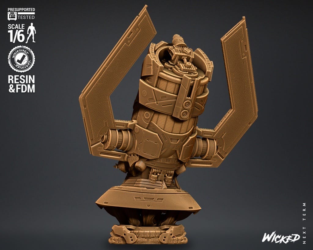 P站图纸印象馆 3DWicked 漫威 神奇四侠 行星吞噬者 3DWicked 漫威 神奇四侠 行星吞噬者