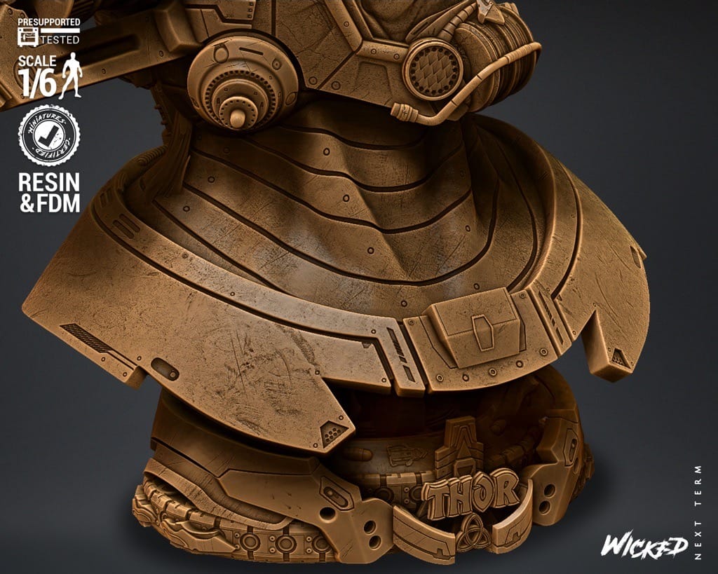 P站图纸印象馆 3DWicked 漫威 神奇四侠 行星吞噬者 3DWicked 漫威 神奇四侠 行星吞噬者