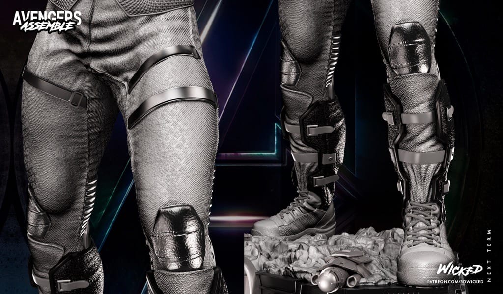 P站图纸印象馆 3DWicked 漫威 复联 鹰眼 3DWicked 漫威 复联 鹰眼