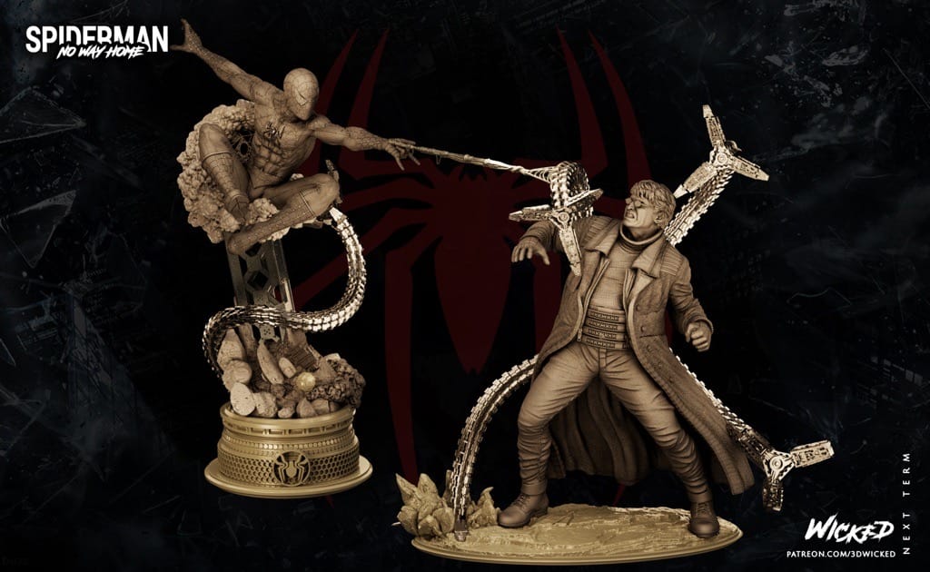 P站图纸印象馆 3DWicked 漫威 蜘蛛侠 3DWicked 漫威 蜘蛛侠