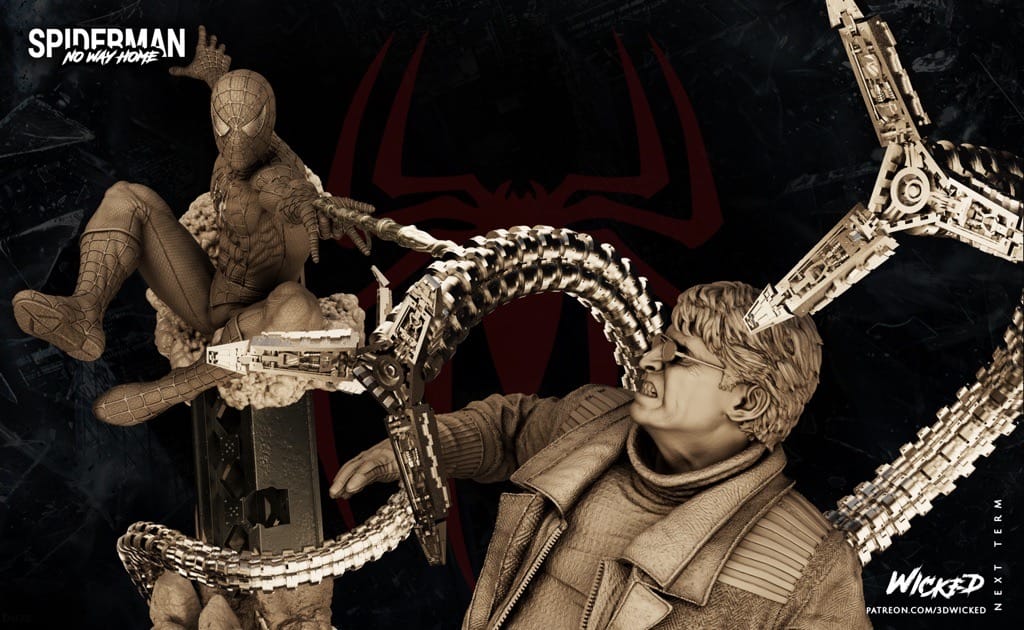 P站图纸印象馆 3DWicked 漫威 蜘蛛侠 3DWicked 漫威 蜘蛛侠