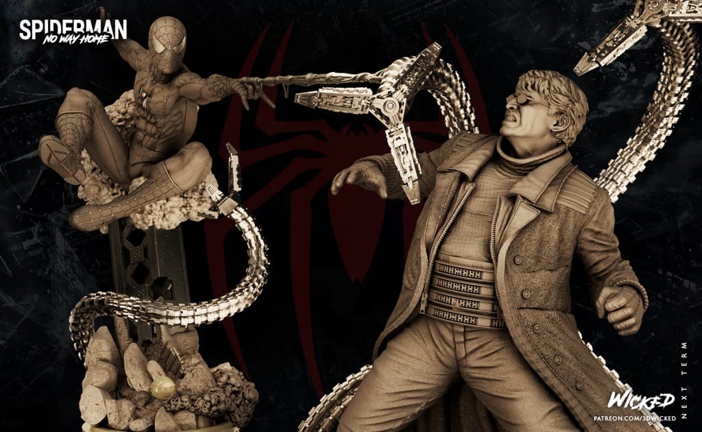 P站图纸印象馆 3DWicked 漫威 蜘蛛侠 3DWicked 漫威 蜘蛛侠