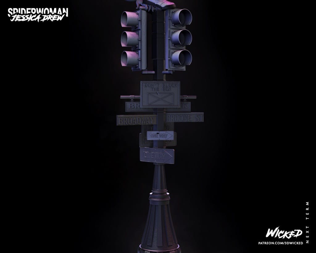 P站图纸印象馆 3DWicked 漫威 蜘蛛女侠 3DWicked 漫威 蜘蛛女侠
