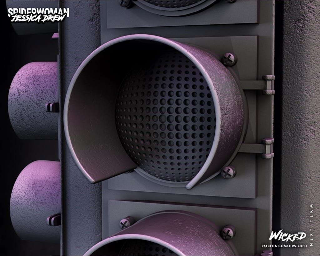 P站图纸印象馆 3DWicked 漫威 蜘蛛女侠 3DWicked 漫威 蜘蛛女侠