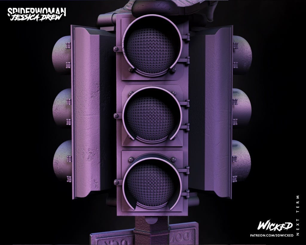P站图纸印象馆 3DWicked 漫威 蜘蛛女侠 3DWicked 漫威 蜘蛛女侠