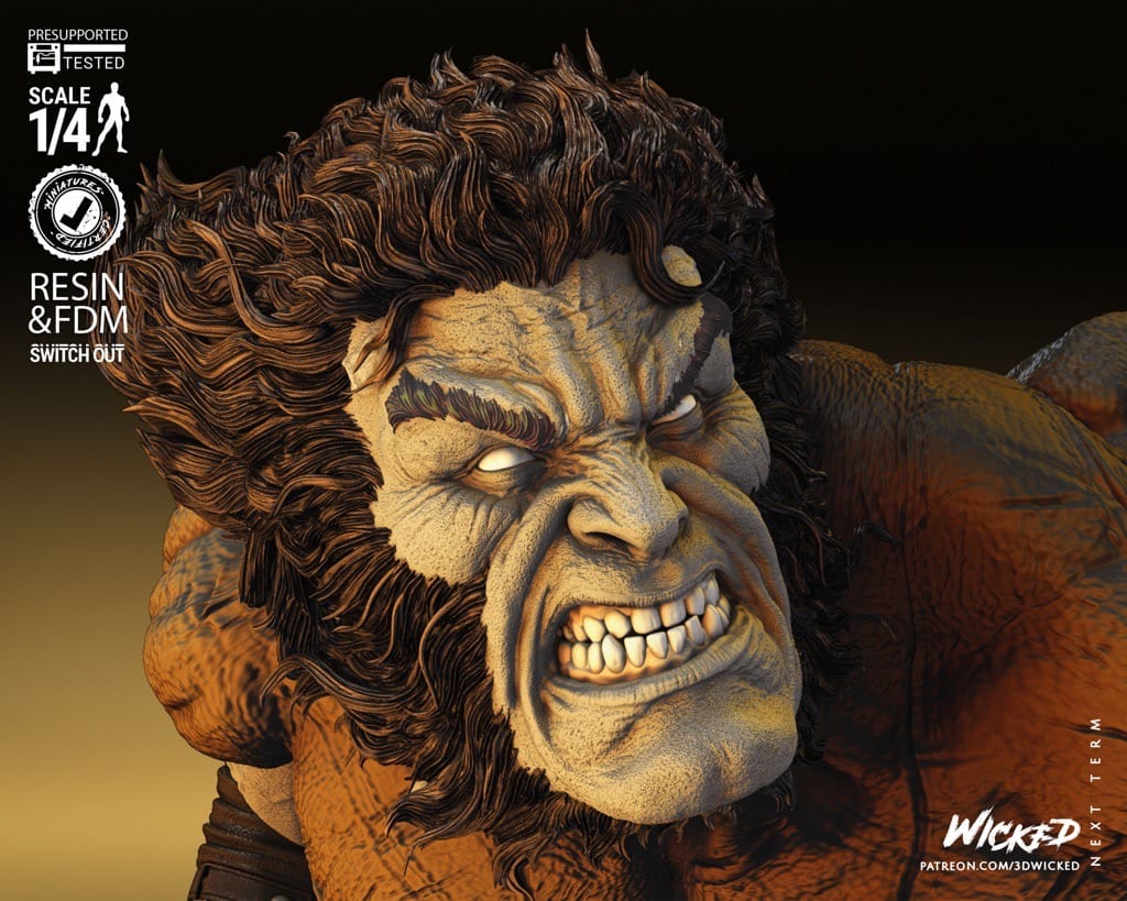 P站图纸印象馆 3DWicked 漫威 X战警 金刚狼 3DWicked 漫威 X战警 金刚狼