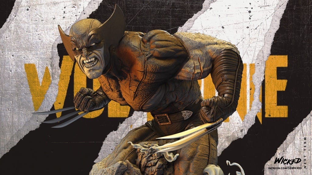 P站图纸印象馆 3DWicked 漫威 X战警 金刚狼 3DWicked 漫威 X战警 金刚狼