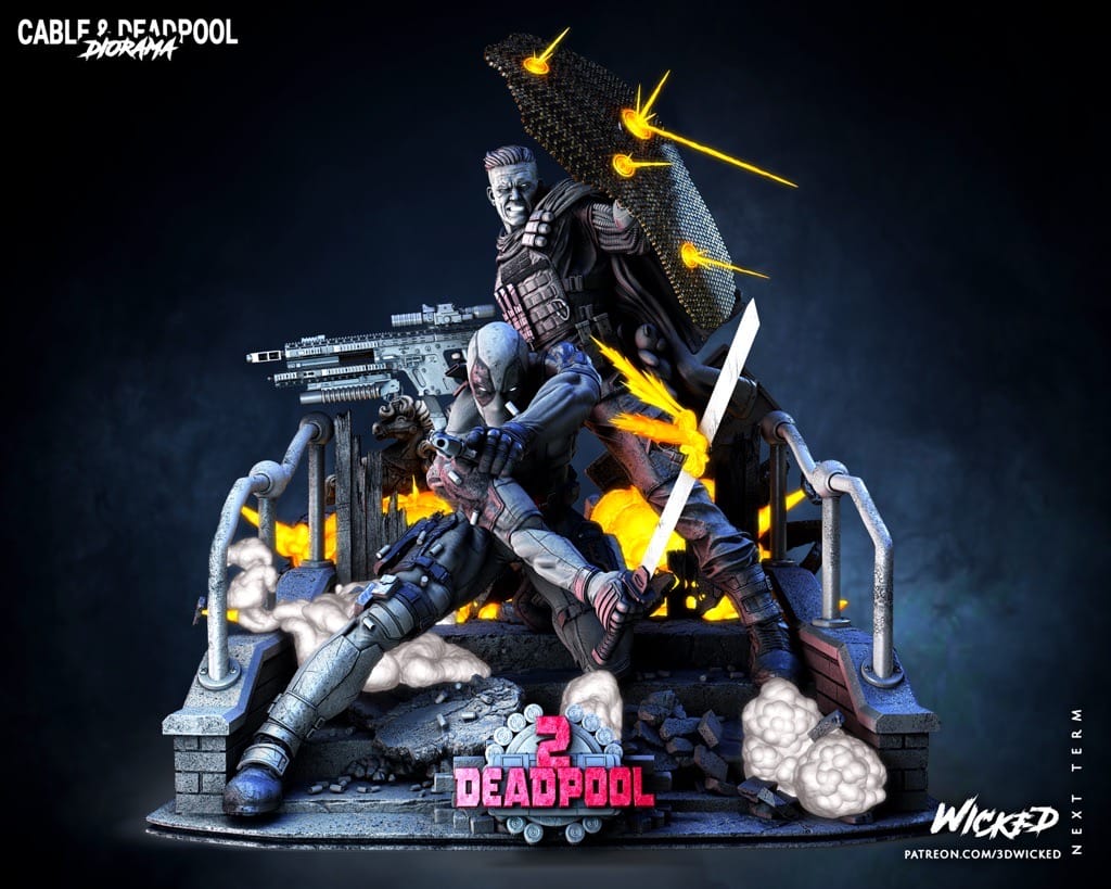 P站图纸印象馆 3DWicked 漫威 死待和电索 3DWicked 漫威 死待和电索