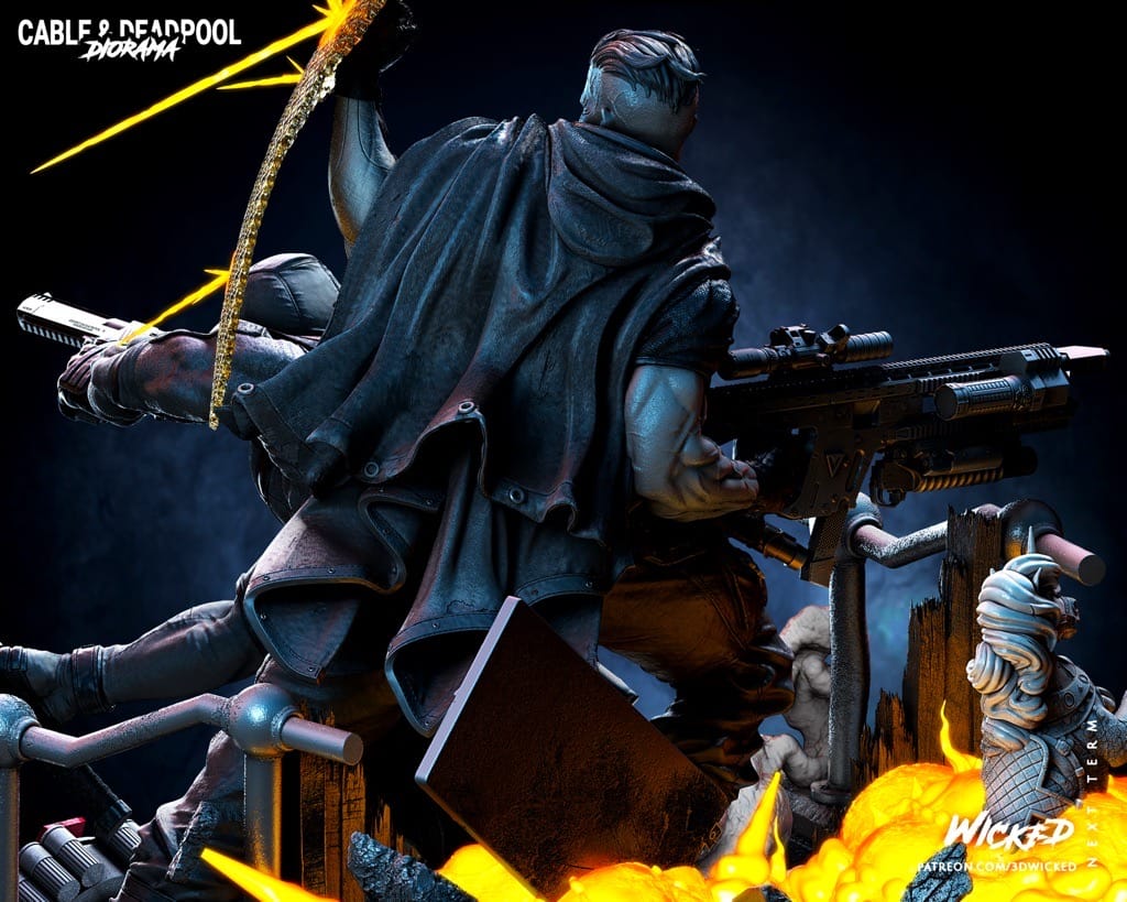 P站图纸印象馆 3DWicked 漫威 死待和电索 3DWicked 漫威 死待和电索