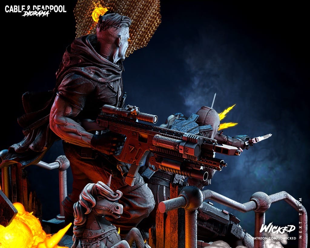 P站图纸印象馆 3DWicked 漫威 死待和电索 3DWicked 漫威 死待和电索