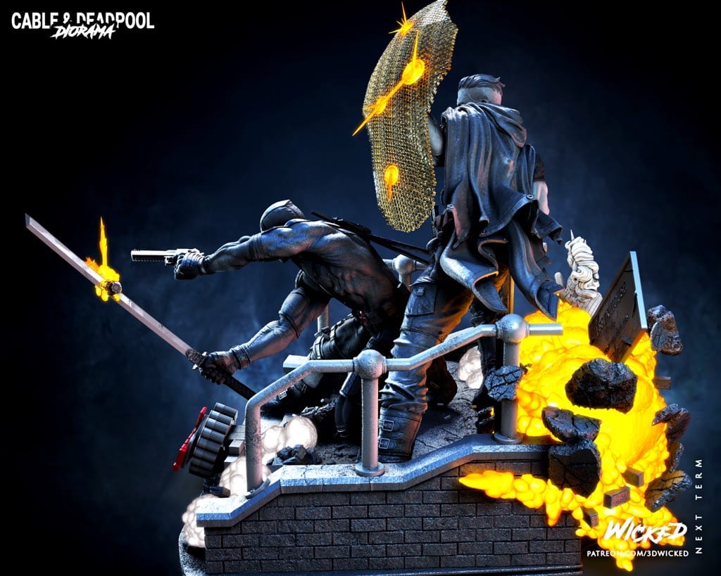 P站图纸印象馆 3DWicked 漫威 死待和电索 3DWicked 漫威 死待和电索