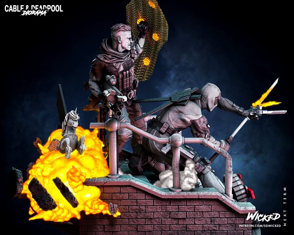 P站图纸印象馆 3DWicked 漫威 死待和电索 3DWicked 漫威 死待和电索