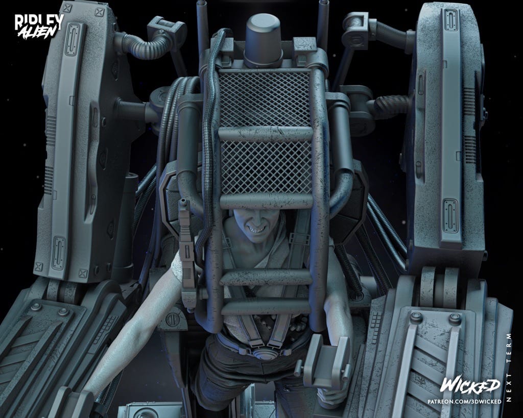 P站图纸印象馆 3DWicked 超凡战队 绿战士和白战士 3DWicked 超凡战队 绿战士和白战士