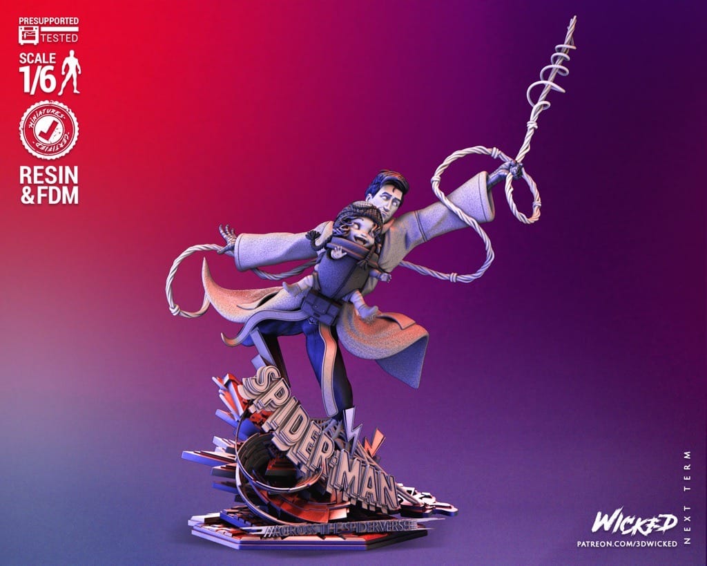 P站图纸印象馆 3DWicked 漫威 蜘蛛侠 废柴帅大叔 3DWicked 漫威 蜘蛛侠 废柴帅大叔