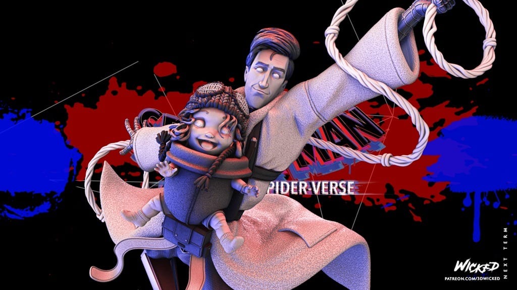 P站图纸印象馆 3DWicked 漫威 蜘蛛侠 废柴帅大叔 3DWicked 漫威 蜘蛛侠 废柴帅大叔