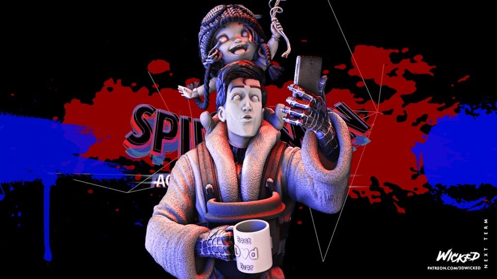 P站图纸印象馆 3DWicked 漫威 蜘蛛侠 废柴帅大叔 3DWicked 漫威 蜘蛛侠 废柴帅大叔