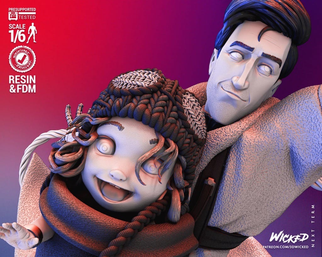 P站图纸印象馆 3DWicked 漫威 蜘蛛侠 废柴帅大叔 3DWicked 漫威 蜘蛛侠 废柴帅大叔